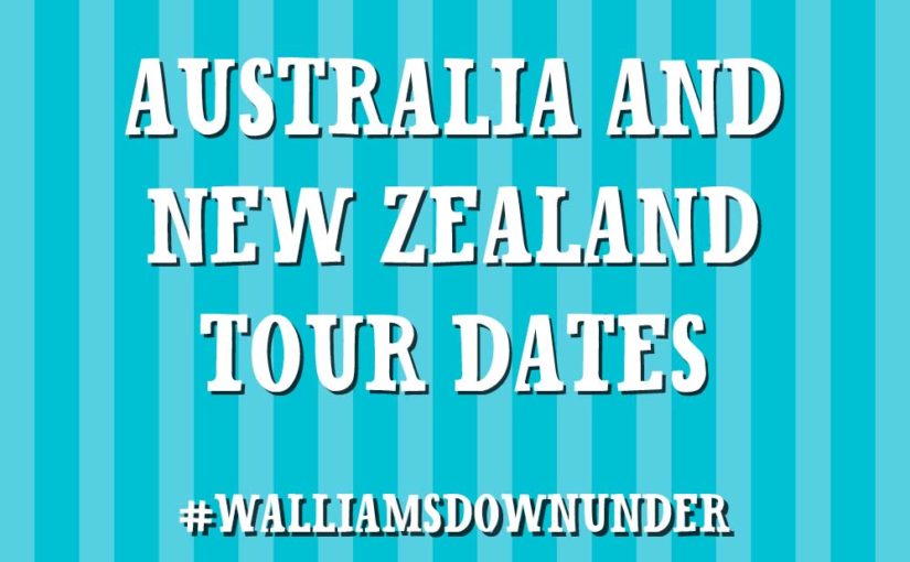 DAVID WALLIAMS VISITS AUSTRALIA & NEW ZEALAND!