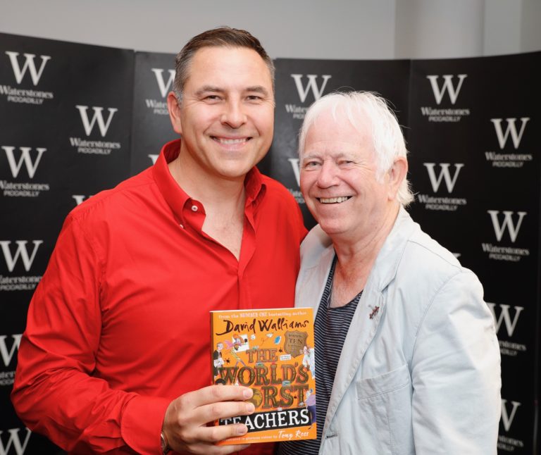 David Walliams and Tony Ross at Waterstones Piccadilly!