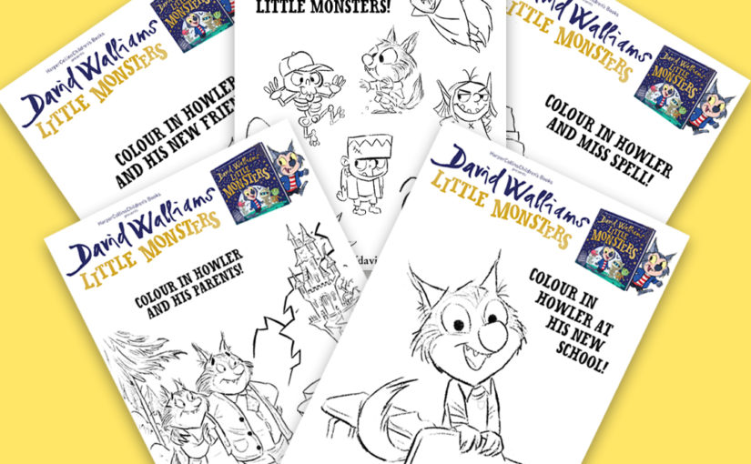 Download FREE spooktacular Little Monsters colouring sheets!