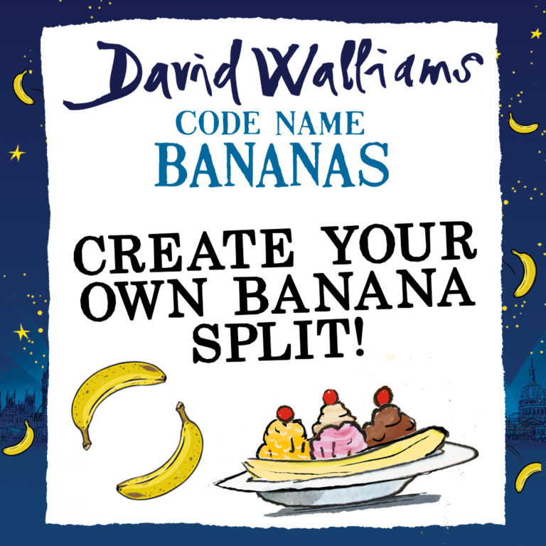 Make your own banana split!