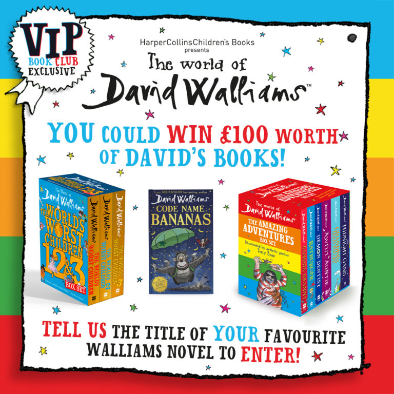 CLOSED: VIP Exclusive: Win £100 of David Walliams Books!