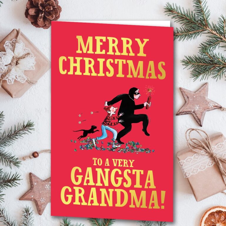 Gangsta Granny Strikes Again! Christmas cards!