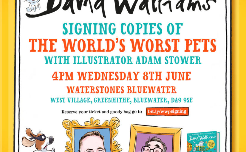 The World’s Worst Pets – Signing with David Walliams and Adam Stower!