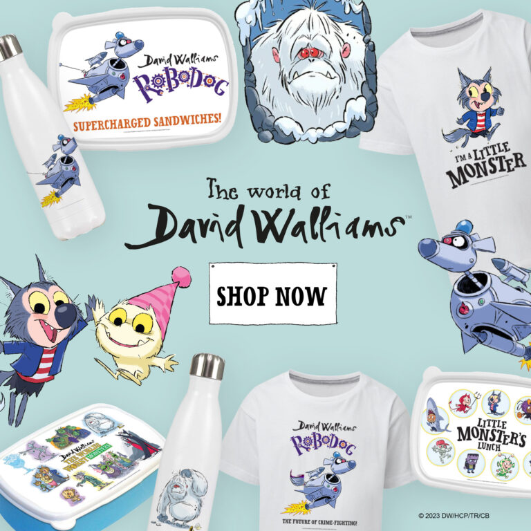 Brand new official World of David Walliams merchandise!