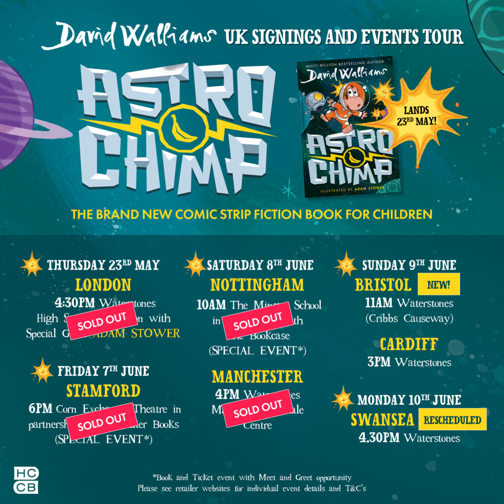 ASTROCHIMP ON TOUR! - The World of David Walliams