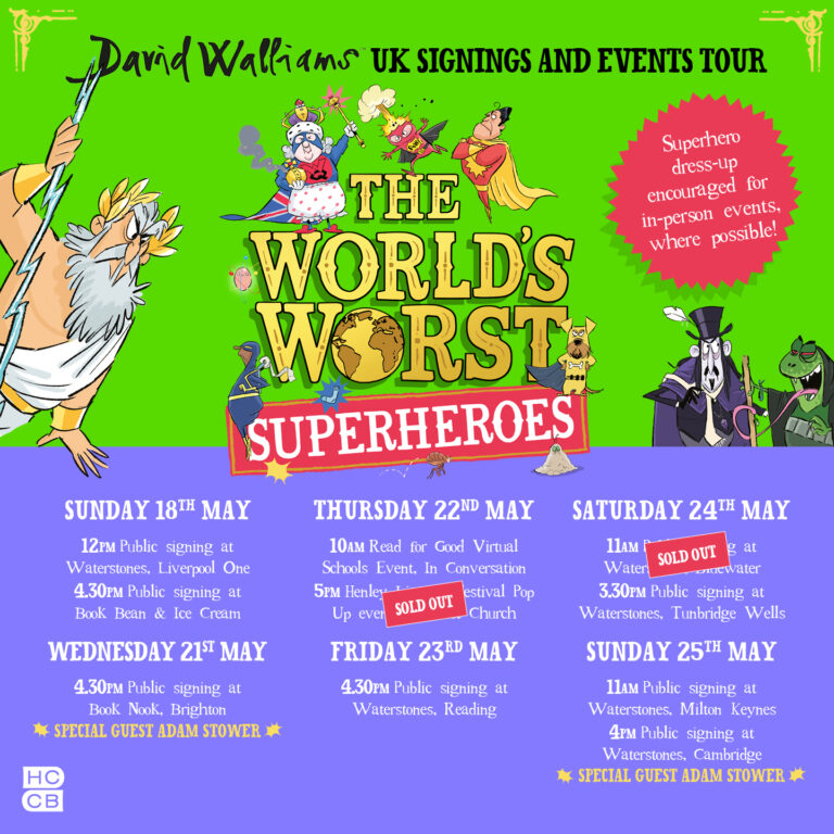THE WORLD'S WORST SUPERHEROES ON TOUR!