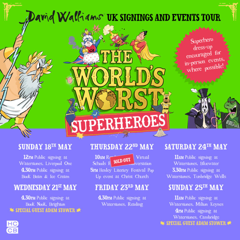 THE WORLD'S WORST SUPERHEROES ON TOUR!
